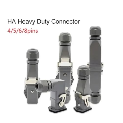 Conector de carga pesada HDC-HA de 6 pines para evitar fallos eléctricos en aviación 3