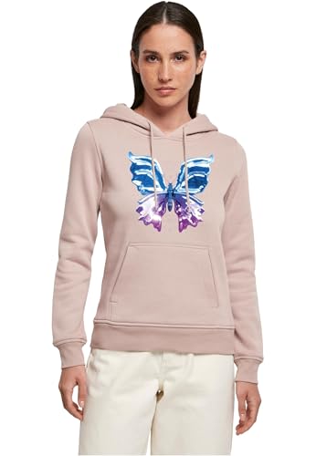 Miss Tee Sudadera con Capucha para Mujer, Estilo Informal, con Estampado Frontal, Ajuste Regular, Tallas XS a 5XL, Duskrose, M