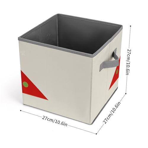 Organisateur de placard rouge pliable pour vêtements encombrants