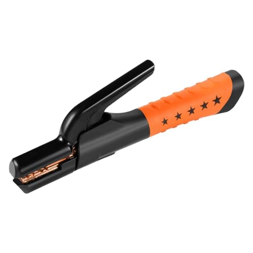 harayaa 500A Pince d'Électrode de Soudage Support d'Électrode en Cuivre Isolée Porte-Électrode avec Support Anti-Échaudage pour Mécanique La Couleur de la Poignée...