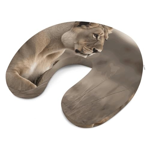 Almohada espuma viscoelástica 30 cm x 25 cm para viaje miniatura 6