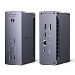UGREEN Revodok Max 213 Thunderbolt 4 Dock 40Gbps (Dual 4K@60Hz, Single 8K Display), 13-in-1 Docking Station 90W Aufladen für Laptop, 2.5Gbps Ethernet, microSD&SD 4.0, 3.5mm Aux