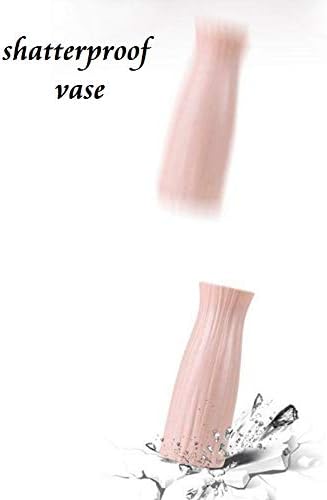 Miniatura 6 de Jarrón de plástico con aspecto de cerámica, jarrón irrompible para flores