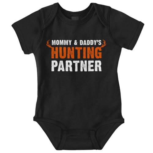 Image of Brisco Brands Mommy and Daddy's Hunting Partner Baby Romper Boys or Girls