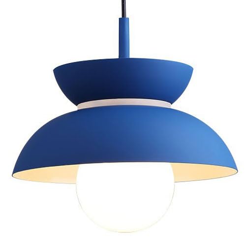Suspension industrielle en métal avec abat-jour sur mesure et douille E27