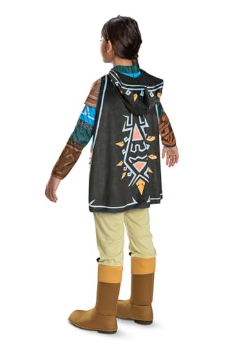 Disguise Boys Link Costume for Kids, Official Tears of the Kingdom Deluxe Costume With Boot Covers and Hood3