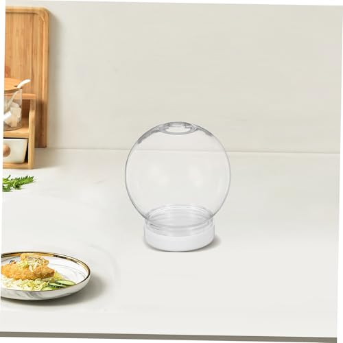 Esferas de plástico transparente fáciles de llenar con tapa de rosca RORPOIR 7