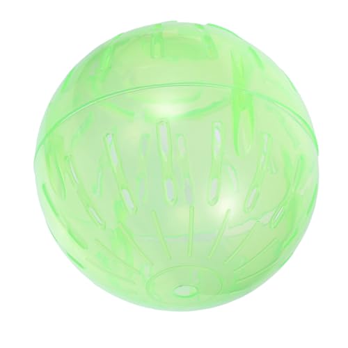 Abaodam Pelota de Ejercicio para Hámster y Roedores Pequeños, Juguete de Plástico Transparente de 10 Cm, Bola Ligera para Entretenimiento en Jaula y Viajes, Suministros para Mascotas