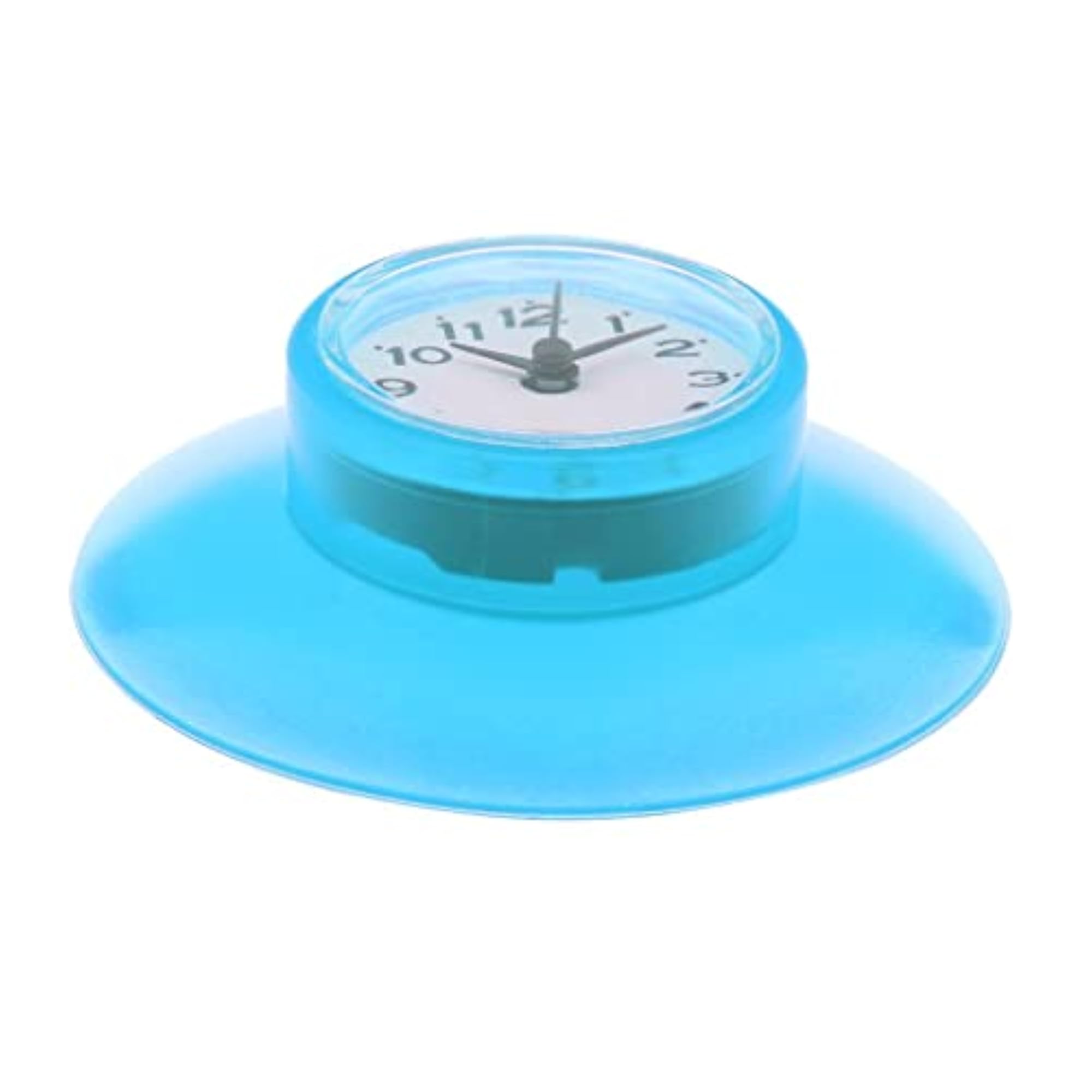 Mini Waterproof Kitchen Bathroom Shower Clock with Suction Cup, White