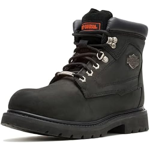 Harley-Davidson Footwear Mens Badlands Motorcycle Casual Boots Ankle - Black