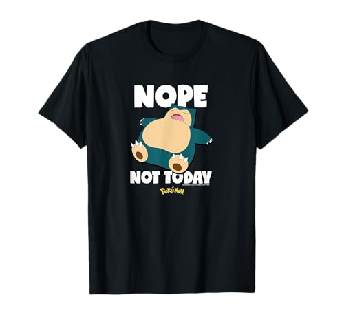 Pokémon - Nope Not Today Snorlax T-Shirt