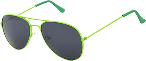 Image of OWL Classic Aviator Style Sunglasses Metal Frame Colored Lens UV 400 Unisex