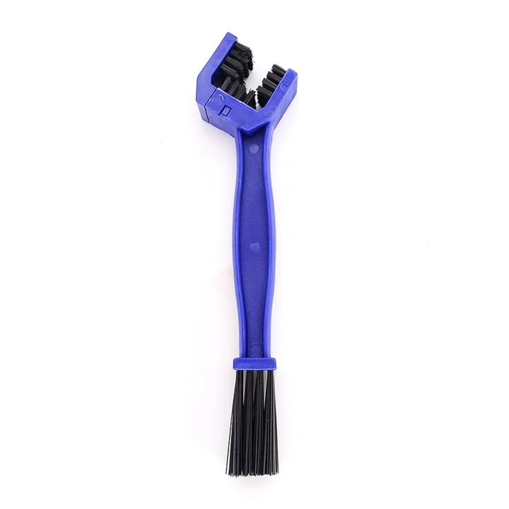 YDSTNiu Pulitore Trasmissione per Peugeot Django Sport 125, Spazzola Manutenzione Moto Lavaggio Pignone Strumento Cura Catena,Blue