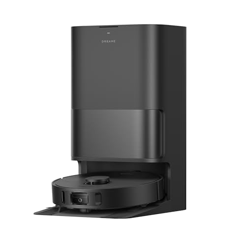 DREAME L40 Ultra A Robot Aspirateur et Lave-Vaisseau avec, Aspiration de 24 000 Pa, Vidange Automatique de la Poussière et Double Système...