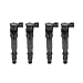 4PCS Ignition Coils 129700-4510 Compatible For Honda CBR600 F4 1999-2000 F4i 2001-2006 CBR900RR CBR600RR CBR 600 600RR 900RR 30700-MEE-641