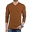 Mens Brown Long Sleeves Shirt