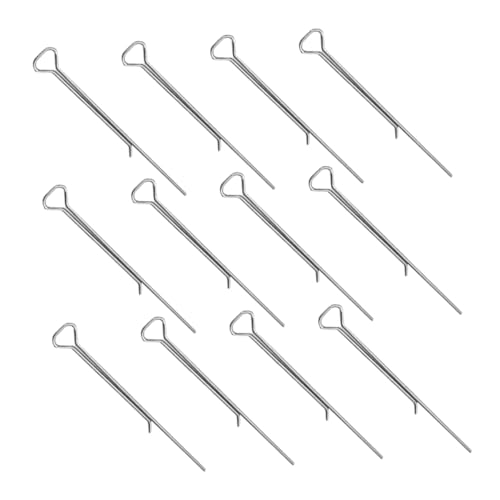 ORFOFE 12 piezas soporte para mechas de vela de acero carbono