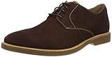 Synthetiksohle Clarks Herren Atticus Lace Derbys, Braun (Burgundy Nubuck Burgundy Nubuck), 41 EU