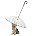 Enjoying Pet Umbrella Dog Umbrella with Leash for Small Dogs
