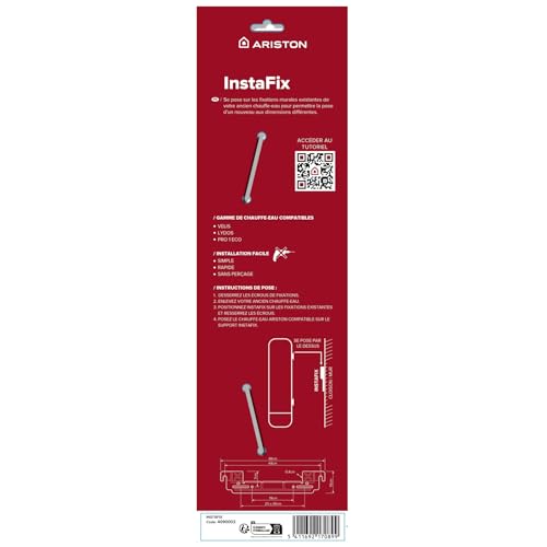 Chauffe-eau électrique Ariston Instafix support mural compatible Lydos et PRO1 - 3