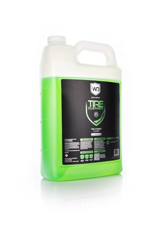 WD Auto Supply - Tire Cleaner - Safely Removes Brake Dust, Dirt, and Debris from Tires, Rubber Floor Mats and Rubber Surfaces; No Sticky or Slippery Residue; Ready-To-Use Formula - 128 oz