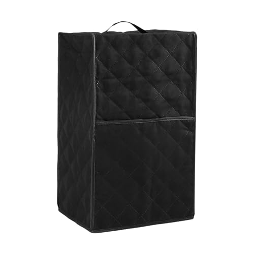 Protector lavable para mezclador, lavable a máquina, cubierta a prueba de polvo con bolsillos para encimera, organizador de almacenamiento, funda para batidora con bolsillos de almacenamiento