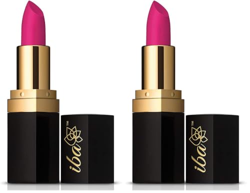 Image of Iba Long Stay Matte Lipstick for Women- M12 Pink Orchid, 4g | Creamy Matte Finish & Smooth Texture | Long-Lasting | Hydrated Lips | Enriched with Vitamin E | Intense Colour & Highly Pigmented | Lip Makeup