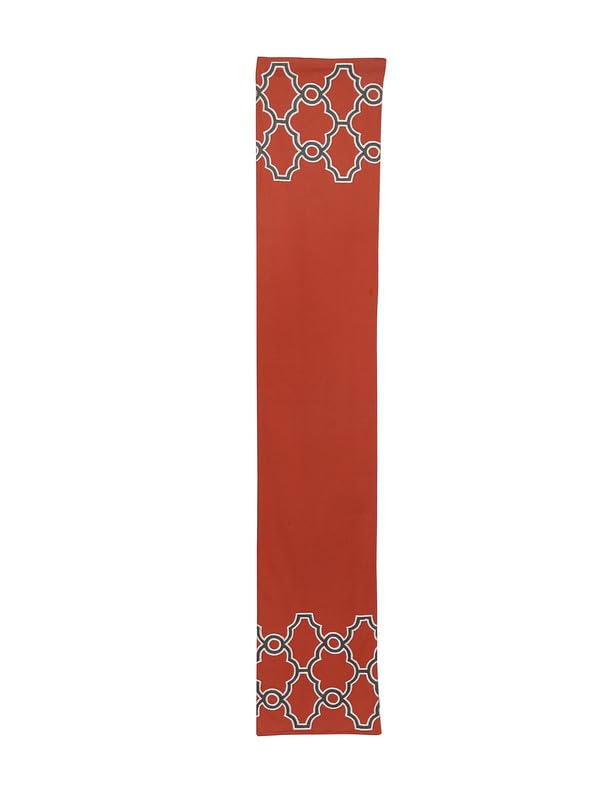 Image of Blanc 9 Tracery 4 /6 Seater Home & Kitchen Pure Cotton Table Runner|(33x182) cm