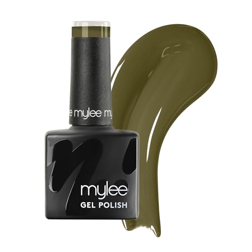 Mylee Gel Nail Polish 8ml [Oasis] - UV/LED Soak-Off Nail Art Manicure Pedicure for Professional Salon & Home Use [Green Range] - Long Lasting & Easy to Apply