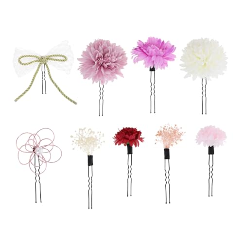 Épingle à cheveux japonaise fleur violette : l'accessoire idéal pour réussir votre chignon