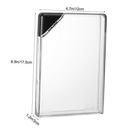 Sewacc Flat Water Bottle Clear Reusable Slim Water Bottle 450Ml Portable Travel Kettle For Outdoor Camping Hiking Cycling #TOP4