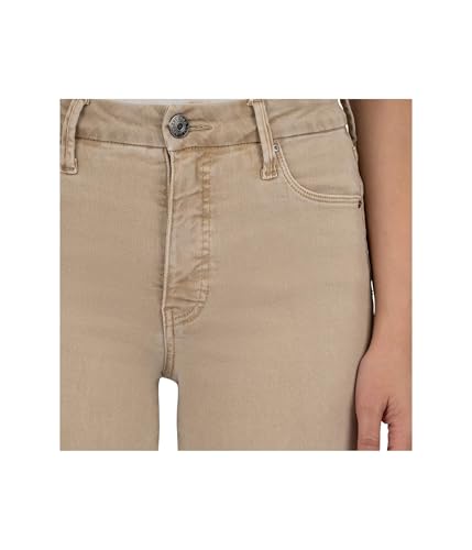 KUT from the Kloth Women's Meg High-Rise Fab Ab Wide Leg Raw Hem in Biscuit4