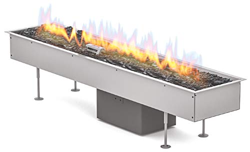 Planika Gas Line Outdoor Galio Automatic [Automatic Gas Burner Installation Burner for the Outdoor]: Gas Bottle (Propane, Butane) - with Remote Control - without WLAN Module