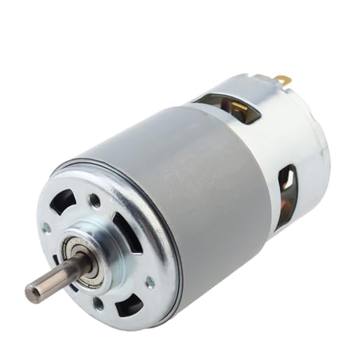 Motor de CC 795 con doble rodamiento de bolas 12V y giro estable a 12000 RPM