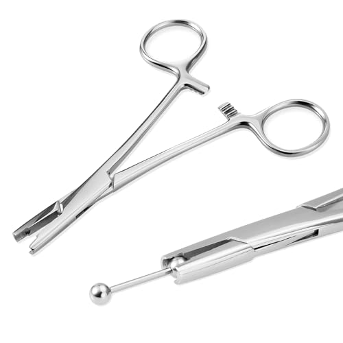 LAURITAMI 3mm 4mm 5mm Piercing Zange, Piercing Kugel Aufdreher Piercingzange für Kugeln, Piercing Klemme ür Änderung von Ohr Lippe Bauchnabel Zunge Nasen Augenbrauen Piercings LAURITAMI 3mm 4mm 5mm Piercing Zange, Piercing Kugel Aufdreher Piercingzange für Kugeln, Piercing Klemme ür Änderung von Ohr Lippe Bauchnabel Zunge Nasen Augenbrauen Piercings