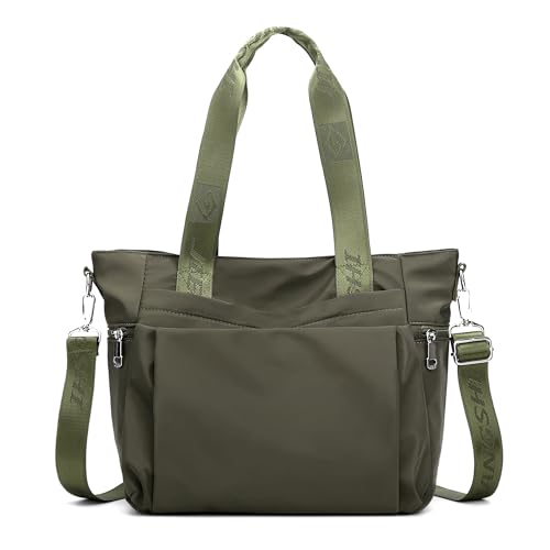 Sac à bandoulière léger vert olive parfait pour le travail et les voyages
