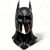 Clprelu Bat Style Full Head Mask for Adults, Cosplay Helmet Cowl Headgear, Halloween Costume Props and Dress Up Accessories (Style 2)