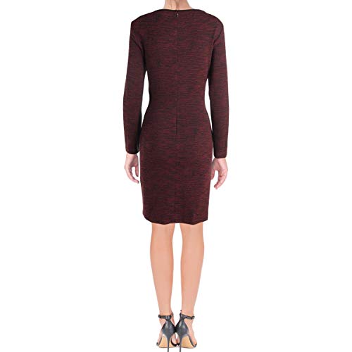 LAUREN RALPH LAUREN Womens Colorblock Long Sleeves Wear to Work Dress Red 164