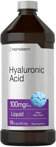 Horbach Liquid Hyaluronic Acid Supplement | 100 mg | 16 oz