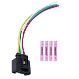 SMMS Electric Engine Water Pump Wiring Harness for BMW 128I 325XI 328XI 330XI 525XI 528XI X3 X5 3.0SI Z4, Water Pump Connector Replace OE 11517586925 11517546994 11517586924 11517563183