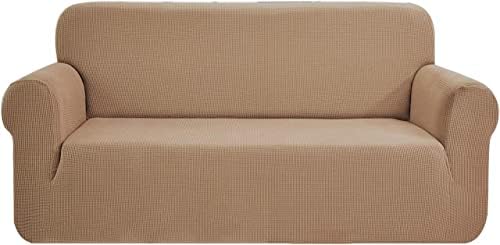 SAMSTEX Stylish Sofa Cover Stretch 1-Piece Sofa Slipcovers High Stretch Sofa Covers 3 Seater Thick Soft Sofa Protector Machine Washable Non Slip Couch Covers (3 Seater, Teal )