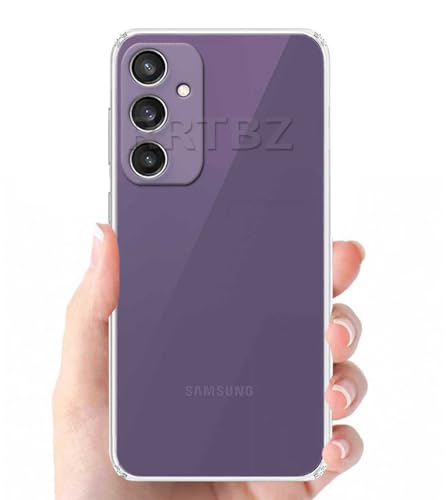 Image of Soft Silicone TPU Back Cover Compatible with Samsung Galaxy S23 FE 5G, Purple