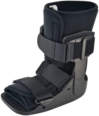 Short Fracture Walker Boot - Ideal for Stable Foot and Ankle Fracture, Achilles Tendon Surgery, Acute Ankle Sprains, Post Op Care (Small (Shoe Size 4-6.5))
