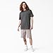 Dickies Men's Short Sleeve Heavyweight Crew Neck Pocket T-Shirt, Charcoal Gray S, X