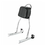 □ Colore: nero / cromato wjyfexble Barra dello schienale della sissy del passeggero staccabile del motociclo per Harley Softail FatBoy Night Train Springer FXST hnwyj (Color : Chrome)