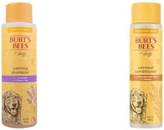 Burt's Bees Dog Calming Shampoo, 16 Oz + Oatmeal Conditioner, 10 Oz