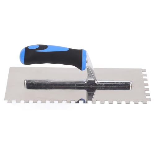 Square Notch a la llana de acero inoxidable Profesional de goma ergonómica Mango de goma de 8 mm Piso de baldosas de muescas Corizas para pisos de piso de pared Cerámica Cerámica