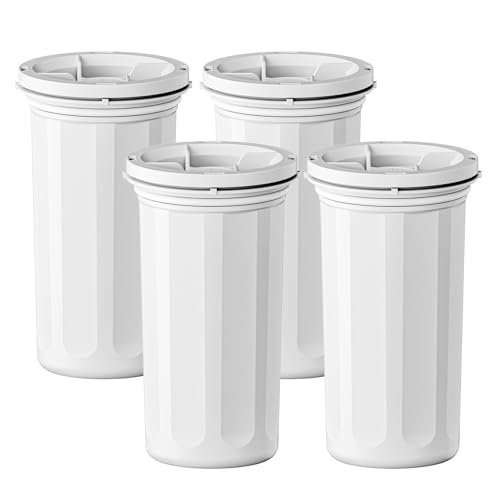 Compatible with New Culligan Pitcher Replacement Filter ZEROF01, 4 Pack