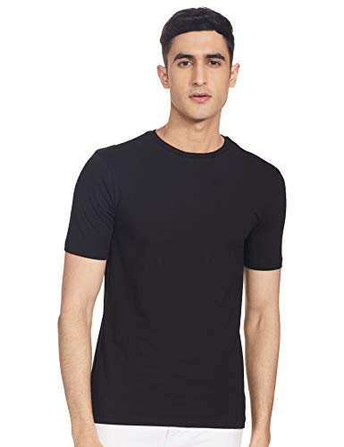 Image of Amazon Brand - Symbol Men's Solid Cotton T Shirt | Plain | Round Neck | Half Sleeve - Regular Fit | Combo Pack of 3 (Available in Plus Sizes)