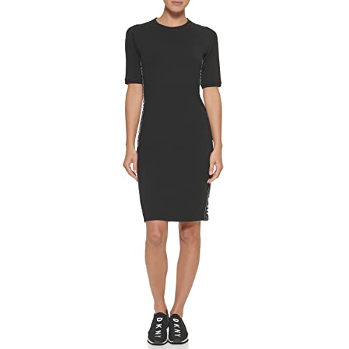 Dkny Damen Women Casual Dress, Weiß, Xs